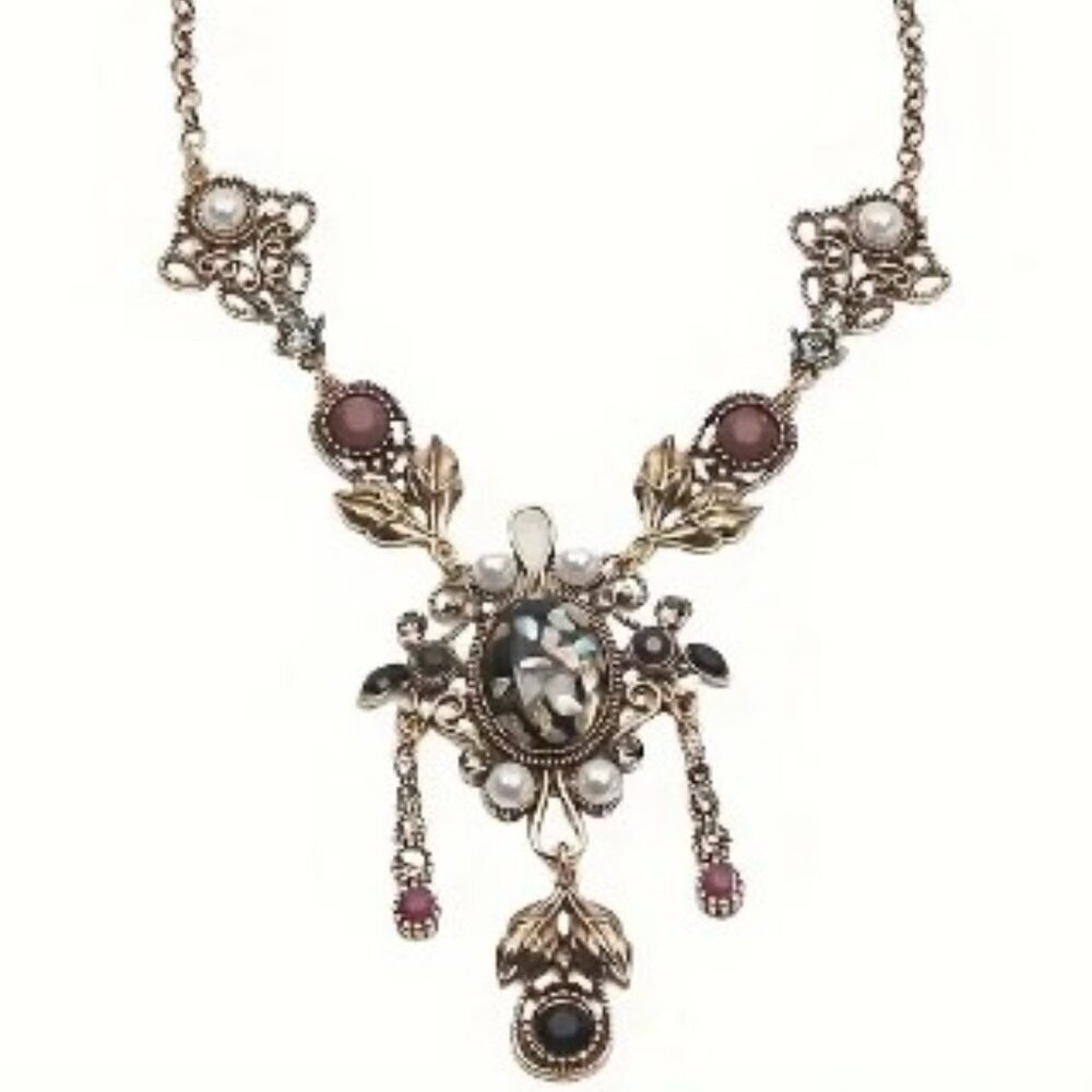 Sweater Chain Necklace - French Ethic Court-Style Pendant with Upscale Sense - Picture 5 of 12